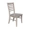 International Concepts Set of 2 Cosmo Chairs, Washed Finish, Washed Gray Taupe C09-310P - alternate 5